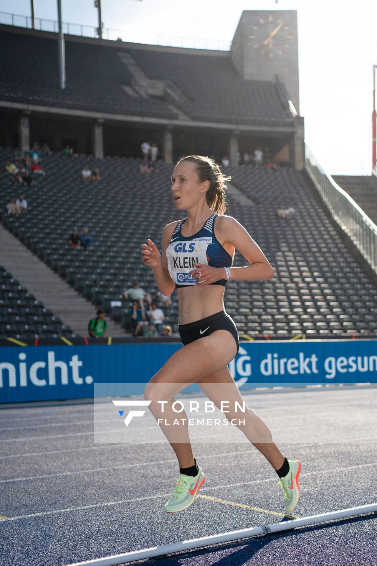 Hanna Klein (LAV Stadtwerke Tuebingen) waehrend der deutschen Leichtathletik-Meisterschaften im Olympiastadion am 26.06.2022 in Berlin